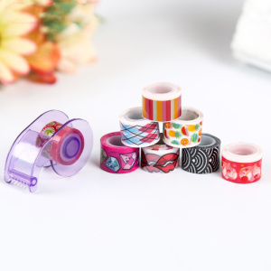 ЦВЕТНОЙ СКОТЧ с держателем (набор 8 штук)