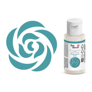 Гелевый краситель ТОП ДЕКОР Бирюзовый 3282 30 грамм