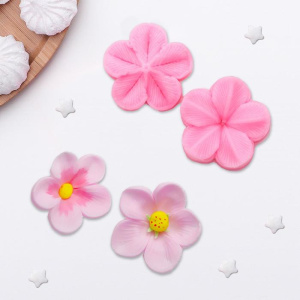 Силиконовый молд "Цветок" 2 части 4х2,9см