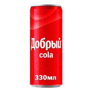 Напиток Добрый Cola 0,33л