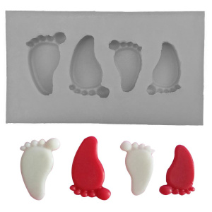 Силиконовый молд СЛЕДЫ МАЛЫША