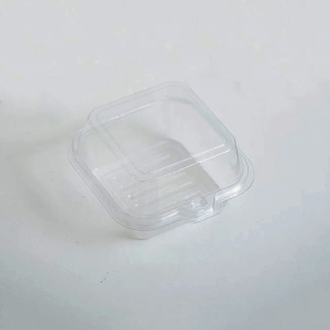 Коробка для БЕНТО-торта ПРОЗРАЧНАЯ 145х145х75мм