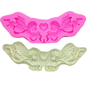 Силиконовый молд "Два ангела"
