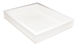 Коробка 250х205х35мм для пряников и клубники в шоколаде БЕЛАЯ