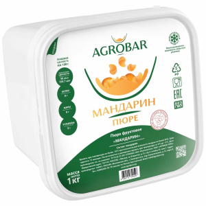 Пюре Агробар Мандарин 1кг