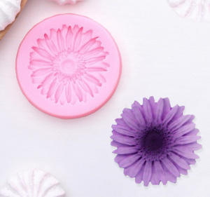 Силиконовый молд "Гербера" 6х6см