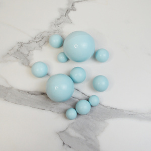 Шары шоколадные из глазури ГОЛУБЫЕ