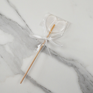 Леденец СЕРДЦЕ прозрачный 5см