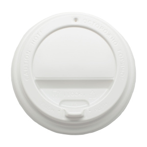 Крышка для стакана с питейником D80мм БЕЛАЯ