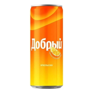 Напиток Добрый Апельсин 0,33л