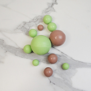 Шары шоколадные из глазури МИКС ОЛИВА-КОРИЧНЕВЫЕ