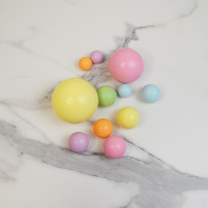 Шары шоколадные из глазури МИКС РАЗНОЦВЕТНЫЕ (фиолет/желт/зел/гол/оран)