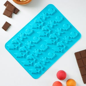 Силиконовый молд "Морские приключения" 32 ячейки