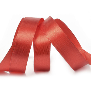 Лента атласная 2см красная (катушка 22,5м) 3095