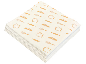 Бумага для бенто-тортов "Кондитер" 18х18см 5 листов