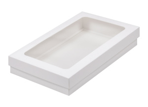 Коробка для клубники в шоколаде 250х150х40мм БЕЛАЯ