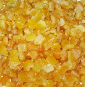 Цукаты АПЕЛЬСИН (кожура) кубики 100 грамм