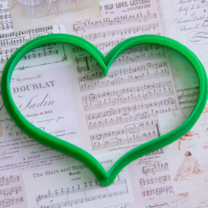 Вырубка "Сердце" 10см