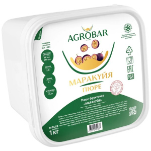 Пюре Агробар Маракуйя БЕЗ САХАРА 1кг