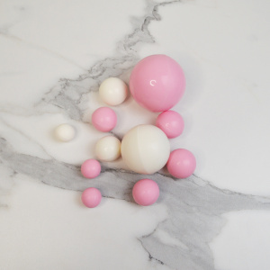 Шары шоколадные из глазури МИКС РОЗОВЫЕ-БЕЛЫЕ