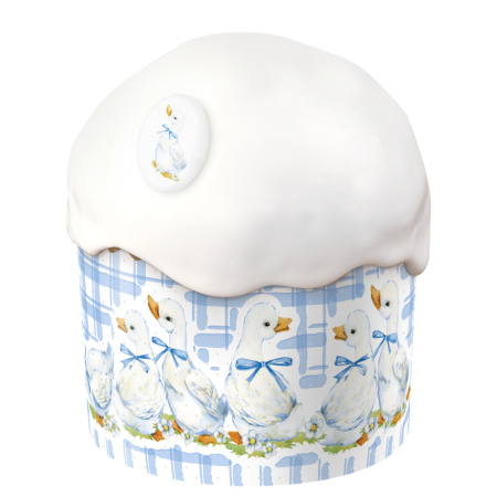 Форма "Кулич" D124мм Н90мм УТЯТА 400-450 грамм (10 штук)