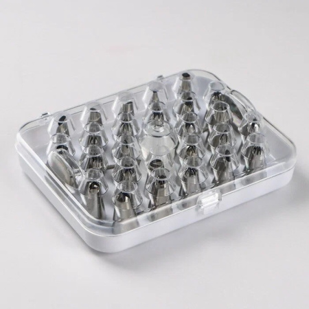 Набор кондитерских насадок МАЛЕНЬКИХ 26 штук