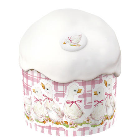 Форма "Кулич" D124мм Н90мм УТЯТА 400-450 грамм (10 штук)