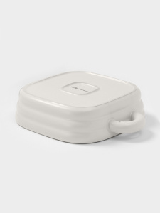 Форма для запекания ЗЕФИР 21х21см 1,5л БЕЛАЯ