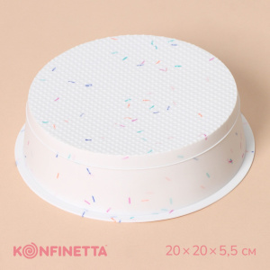 Форма силиконовая для выпечки и мусса КРУГ D18,5см H5,5см KONFINETTA