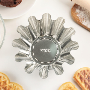 Металлическая форма для ром бабы №1 13х6см