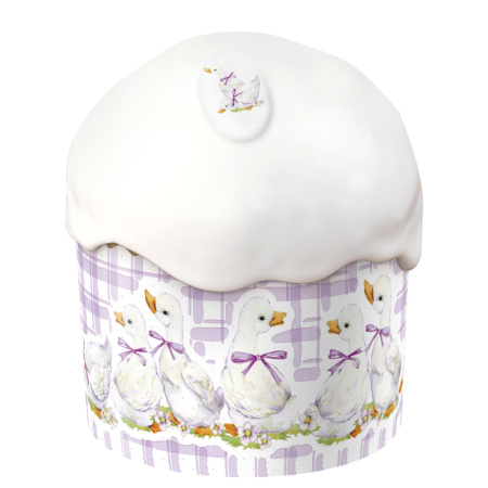 Форма "Кулич" D124мм Н90мм УТЯТА 400-450 грамм (10 штук)